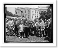 Hoover & Isaac Walton League, 7/17/29, Historic Print