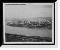 Historic Framed Print, Duquesne Steel Plant, Carnegie Steel Co., Duquesne, Pa.,  17-7/8" x 21-7/8"