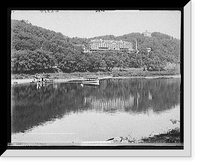 Historic Framed Print, The Kittatinny [House], Delaware Water Gap, Pa. - 3,  17-7/8" x 21-7/8"
