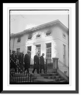 Hoover with Akerson & Newton leaving White House, 12/27/29, Vintage Wall Art