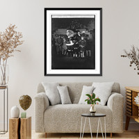 Historic Framed Print, Supr. & Central Union Mission, 12/23/29,  17-7/8" x 21-7/8"