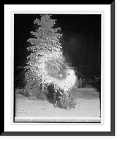 Pres. & Mrs. Hoover at Community Christmas tree, 12/24/29, Historic Reproduction
