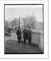 W.F.Kenney, Al Smith, Sen. Robt. Wagner, 12/13/29, Historic Reproduction