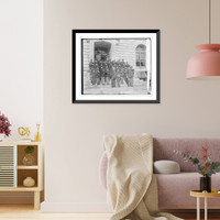 Historic Framed Print, Curtis & Phila. Harmonia Band, 12/7/29,  17-7/8" x 21-7/8"