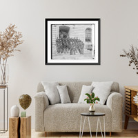 Historic Framed Print, Curtis & Phila. Harmonia Band, 12/7/29,  17-7/8" x 21-7/8"