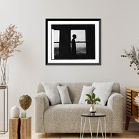 Historic Framed Print, [Silhouette] - 2,  17-7/8" x 21-7/8"