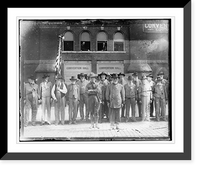 Historic Framed Print, Confederate veteran reunion, 1917 - 6,  17-7/8" x 21-7/8"