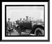 Historic Framed Print, Gen. Pershing's arrival, Wash. D.C. - 2,  17-7/8" x 21-7/8"