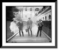 Man in suit carrying equipment cases in stadium - 3, Antique Poster