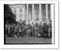 Historic Framed Print, Pres. H. Hoover - 6,  17-7/8" x 21-7/8"