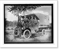 Historic Framed Print, Red Cross dedication, D.C., May 13, 1917,  17-7/8" x 21-7/8"