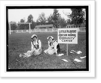 Historic Framed Print, Community Center girls, Central High meet, June 1919,  17-7/8" x 21-7/8"