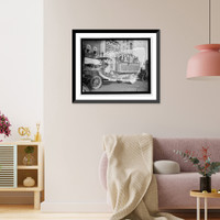 Historic Framed Print, Peace demonstration, 1918 - 3,  17-7/8" x 21-7/8"