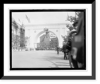 Historic Framed Print, Pershing parade, Wash. D.C.,  17-7/8" x 21-7/8"