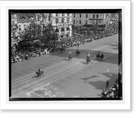 Historic Framed Print, Pershing parade - 5,  17-7/8" x 21-7/8"