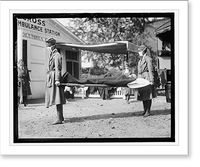 Historic Framed Print, Demonstration at the Red Cross Emergency Ambulance Station in Washington, D.C., during t - 2,  17-7/8" x 21-7/8"