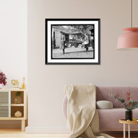 Historic Framed Print, Demonstration at the Red Cross Emergency Ambulance Station in Washington, D.C., during t - 2,  17-7/8" x 21-7/8"