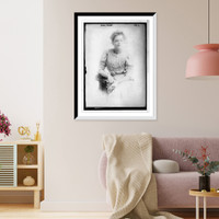 Historic Framed Print, Grace Bryan, seated,  17-7/8" x 21-7/8"