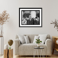 Historic Framed Print, Pan Amer. Union, 2nd Commercial Conference, Diego Manuel Chamorro, Minister of Nicaragua,  17-7/8" x 21-7/8"