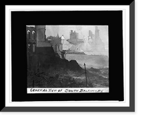 Historic Framed Print, [Baltimore fire, 1904] General view of South Baltimore,  17-7/8" x 21-7/8"