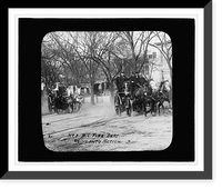 Baltimore fire, 1904 No. 3 D.C. Fire Dept. going into action, Historic Reproduction