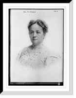 Mrs. W.J.Bryan, portrait bust, Antique Wall Art