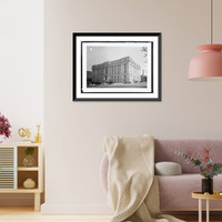 Historic Framed Print, Municipal building,  17-7/8" x 21-7/8"