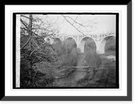 Historic Framed Print, Conn. Ave. bridge - 2,  17-7/8" x 21-7/8"