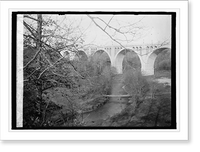 Historic Framed Print, Conn. Ave. bridge - 2,  17-7/8" x 21-7/8"