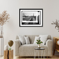 Historic Framed Print, Conn. Ave. bridge - 4,  17-7/8" x 21-7/8"