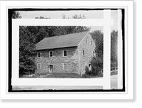 Historic Framed Print, Rock Creek Park, old mill,  17-7/8" x 21-7/8"