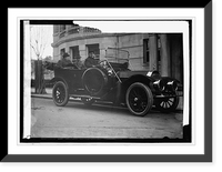 Historic Framed Print, Pres. Taft in auto,  17-7/8" x 21-7/8"