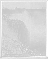 Historic Framed Print, Tarrapin [i.e. Terrapin] Point, Horseshoe Falls, Niagara Falls, N.Y.,  17-7/8" x 21-7/8"