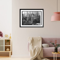 Historic Framed Print, Old Blair Mill, Silver Spring,  17-7/8" x 21-7/8"