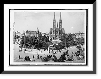 Historic Framed Print, Austria, Vienna. St. Steven's Cathedral,  17-7/8" x 21-7/8"