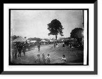 Historic Framed Print, Guatemala. Plaza of Jocotenango,  17-7/8" x 21-7/8"