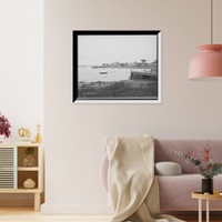 Historic Framed Print, Cove at New Castle, N.H.,  17-7/8" x 21-7/8"