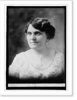 Historic Framed Print, Miss Janie Slemp, wife of Rep. Slemp,  17-7/8" x 21-7/8"