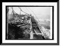 Lincoln Memorial under const., January, 1915, Vintage Print