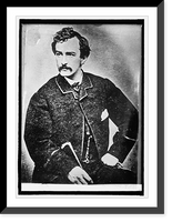 John Wilkes Booth assassinated Lincoln, Apr. 14/65, Historic Reproduction