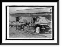 Making reinforced concrete pipe, Durango, Mex. Classic, Historic Print