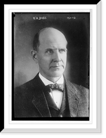 E.V. Debs, portrait bust, Antique Poster