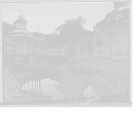 Historic Framed Print, Congress Spring Park, Saratoga Springs, N.Y.,  17-7/8" x 21-7/8"