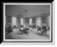 Historic Framed Print, The Council chamber, Old State House, Boston, Mass.,  17-7/8" x 21-7/8"