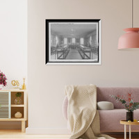 Historic Framed Print, Representatives' Hall, looking west, Old State House, Boston, Mass.,  17-7/8" x 21-7/8"