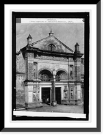 Historic Framed Print, Dominican Republic. Cathedral, Santa Domingo,  17-7/8" x 21-7/8"