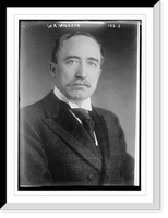 W.R. Willcox, portrait bust, Antique Poster