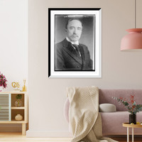 W.R. Willcox, portrait bust, Antique Poster