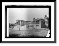 Historic Framed Print, Austria. House of Parliament, Vienna,  17-7/8" x 21-7/8"