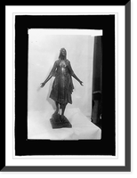 Historic Framed Print, Pocahantas statue presented [...] Gallery,  17-7/8" x 21-7/8"